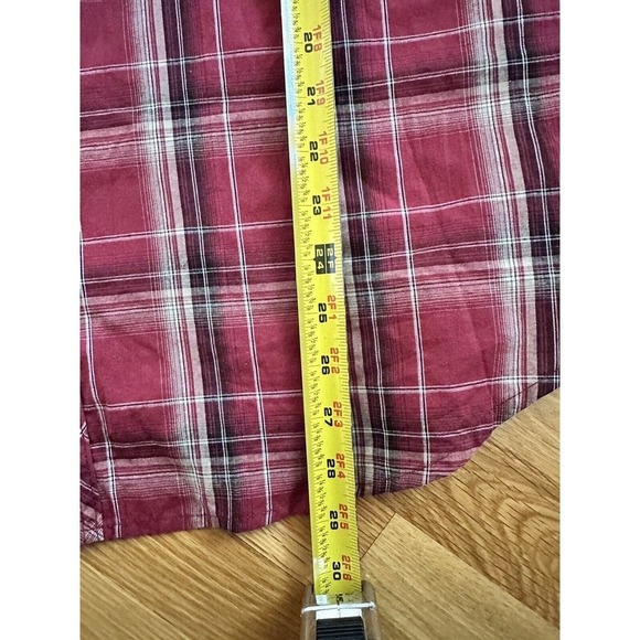 Vtg Wrangler Shirt Western Pearl Snap Sz L Plaid Sawtooth Cowboy Rodeo R…​ - Picture 4 of 6